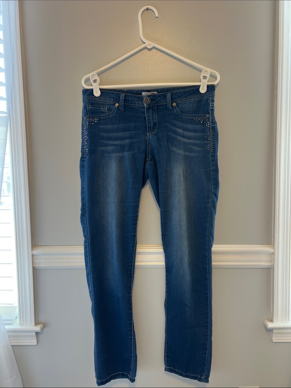Bongo Dark Blue Studded Jeans 90s Y2K